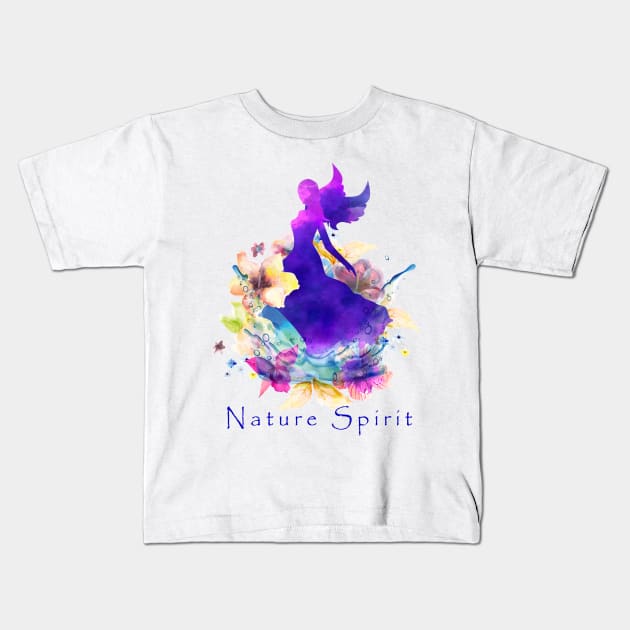 Nature Spirit Kids T-Shirt by clothed_in_kindness